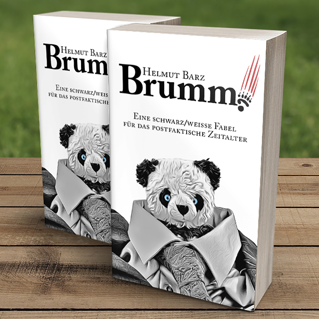 Brumm - eine schwarz/weiße Farbel für das postfaktische Zeitalter